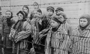 Children at a Nazi concentration camp. Source National Holocaust Museum.