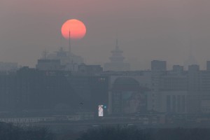 Beijing air pollution in December, 2015. Photographer, Xiao Lu Chu, Getty Images.