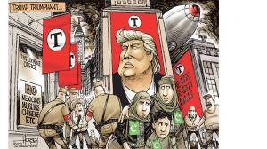 Trump Fascism. David Horsey, Los Angeles Times